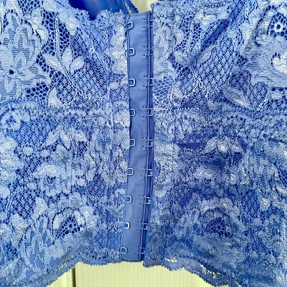 Cosabella Curvy Plungie Never Say Never Longline Bralette size M EUC - Picture 5 of 11